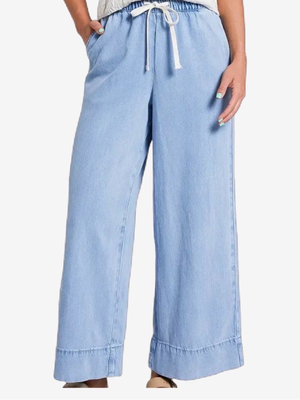 Z Supply Weston Luxe Denim Pant, Light Indigo, Small